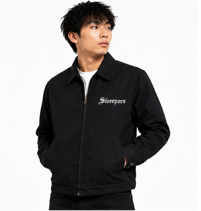 Sweepers Construction Jacket - Black (White)