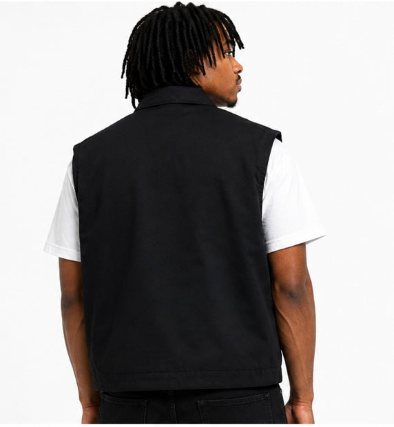 Sweepers Vest - Black (White)
